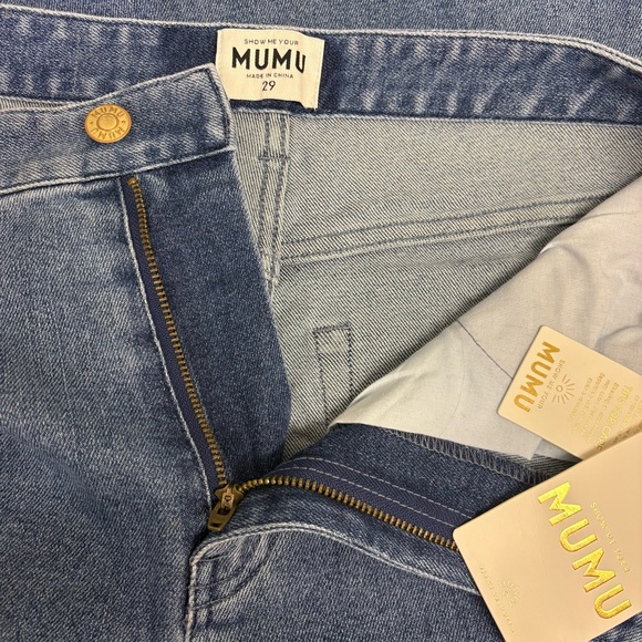 SMYM Hawn Bell Jeans In Sky Rider Size 29 - Picture 6 of 8